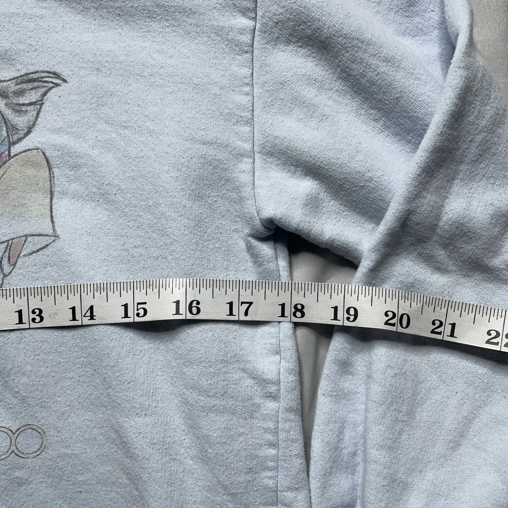Disney 100 Anniversary Hoodie Youth XL Mickey Lion King Mulan Blue Sweatshirt